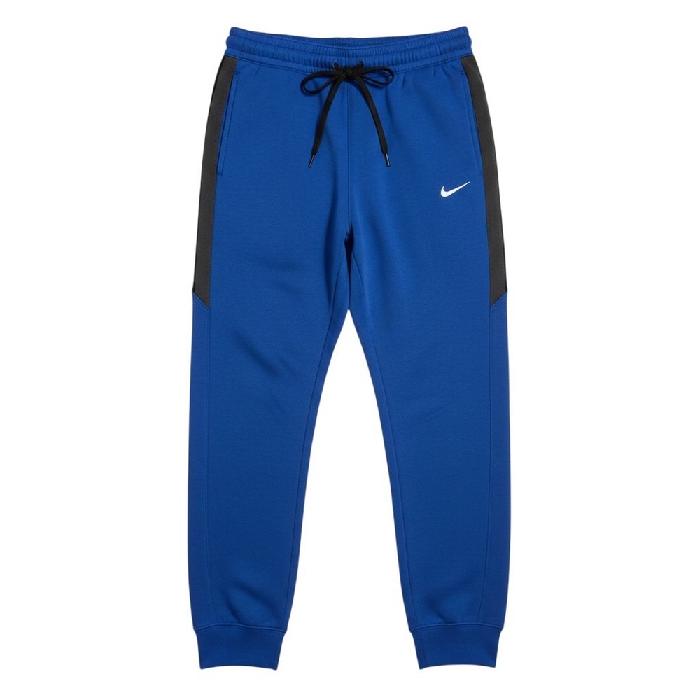 Nike Therma-Fit Showtime Basketball Pants Men's Large Royal Blue NWT FD1133-496